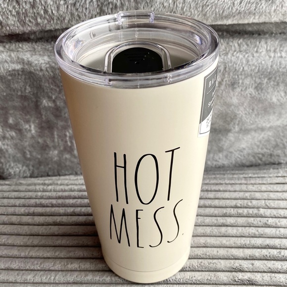 Rae Dunn Other - NEW Rae Dunn - HOT MESS - Tumbler/Travel Mug w/Lid
